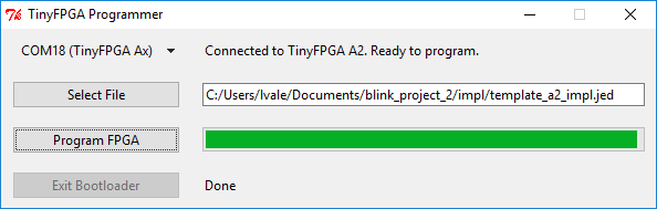 TinyFPGA A-Series User Guide